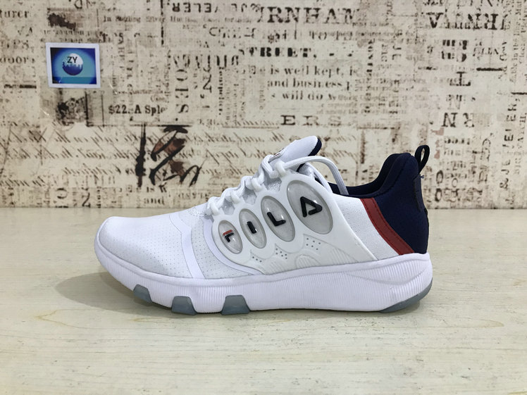 FILA 2018 New Men Women Casual Shoes White Dark Blue Red